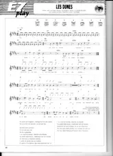 descargar la partitura para acordeón Les dunes en formato PDF