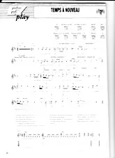 descargar la partitura para acordeón Temps à nouveau en formato PDF