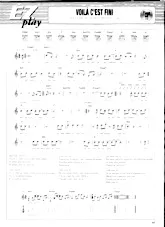 télécharger la partition d'accordéon Voilà c'est fini au format PDF