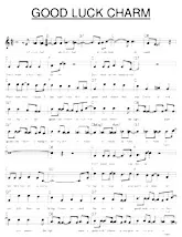 descargar la partitura para acordeón Good Luck Charm en formato PDF