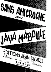 télécharger la partition d'accordéon Java Maboule au format PDF