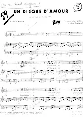 download the accordion score Un disque d'amour (Chant : Michèle Torr) in PDF format