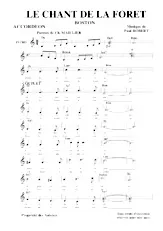 télécharger la partition d'accordéon Le chant de la forêt (Boston) au format PDF