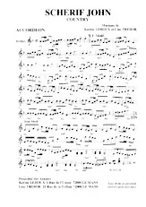 télécharger la partition d'accordéon Schérif John (Country) au format PDF