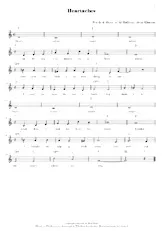 download the accordion score Heartaches in PDF format