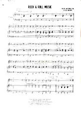 descargar la partitura para acordeón Rock and roll music en formato PDF