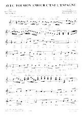 download the accordion score Avec toi mon amour c'est l'Espagne (Paso Doble) in PDF format