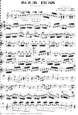 scarica la spartito per fisarmonica Sous Bois (Polka Imitative) in formato PDF