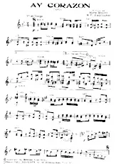 download the accordion score Ay Corazon (Tango) in PDF format