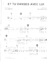 descargar la partitura para acordeón Et tu danses avec lui (Chant : C Jérôme) (Slow) en formato PDF