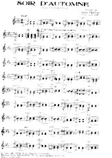 download the accordion score Soir d'Automne (Valse sentimentale) in PDF format