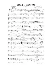 scarica la spartito per fisarmonica Défilé Musette (Marche) in formato PDF