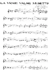 descargar la partitura para acordeón La vraie valse musette en formato PDF