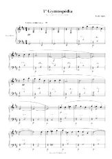 descargar la partitura para acordeón 1ª  Gymnopédia en formato PDF