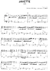 descargar la partitura para acordeón Javette (Java) en formato PDF