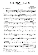 descargar la partitura para acordeón Sirtaky Baris en formato PDF