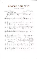 télécharger la partition d'accordéon Chacun son rêve (Fox Swing Chanté) au format PDF