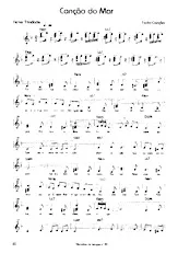 scarica la spartito per fisarmonica Canção do mar (Chant : Amália Rodrigues) (Fado) in formato PDF