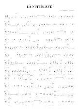 download the accordion score La nuit bleue in PDF format