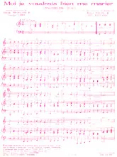 télécharger la partition d'accordéon Moi je voudrais bien me marier (Bachelor Boy) au format PDF