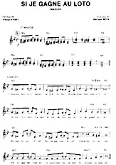 download the accordion score Si je gagne au loto (Marche) in PDF format