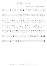 download the accordion score The more I see you in PDF format