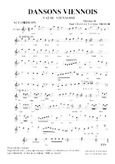 télécharger la partition d'accordéon Dansons Viennois (Valse Viennoise) au format PDF