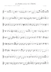 descargar la partitura para acordeón Je chante avec toi liberté (Transcription) en formato PDF