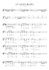 download the accordion score Saint Louis blues in PDF format