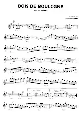 scarica la spartito per fisarmonica Bois de Boulogne (Valse Swing) in formato PDF