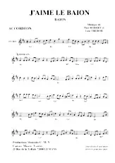 scarica la spartito per fisarmonica J'aime le baïon in formato PDF