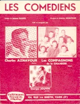 scarica la spartito per fisarmonica Les comédiens in formato PDF