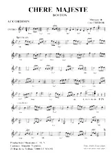 télécharger la partition d'accordéon Chère Majesté (Boston) au format PDF