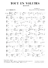 télécharger la partition d'accordéon Tout en volutes (Boston) au format PDF