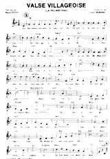 descargar la partitura para acordeón Valse Villageoise (La Villageoise) en formato PDF