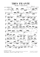 télécharger la partition d'accordéon Très filante (Polka Variations) au format PDF