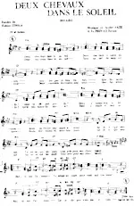 download the accordion score Deux chevaux dans le soleil (Boléro) in PDF format