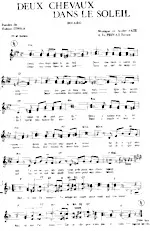 descargar la partitura para acordeón Deux chevaux dans le soleil (Boléro) en formato PDF