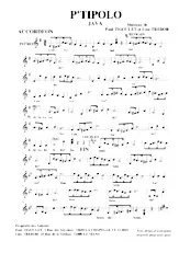 download the accordion score P'tipolo (Java) in PDF format