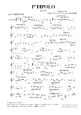 descargar la partitura para acordeón P'tipolo (Java) en formato PDF