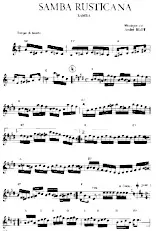 descargar la partitura para acordeón Samba Rusticana en formato PDF