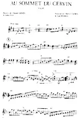 download the accordion score Au Sommet du Cervin (Valse) in PDF format