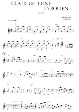 télécharger la partition d'accordéon Clair de Lune Tyrolien (Valse) au format PDF