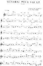 descargar la partitura para acordeón Mélodie pour Sarah (Valse) en formato PDF