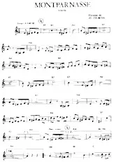 scarica la spartito per fisarmonica Montparnasse (Valse) in formato PDF