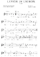download the accordion score La Valse de l'Europe in PDF format