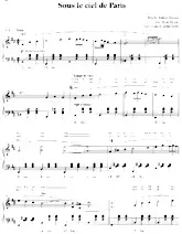 download the accordion score Sous le ciel de Paris (Arrangement Hans-Günther Kölz) in pdf format