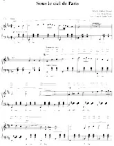 descargar la partitura para acordeón Sous le ciel de Paris (Arrangement Hans-Günther Kölz) en formato PDF