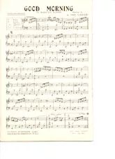 scarica la spartito per fisarmonica Good Morning (Fox Musette) in formato PDF
