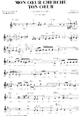 scarica la spartito per fisarmonica Mon cœur cherche ton cœur (Anema e core) (Chant : Jean Sablon) (Boléro Chanté) in formato PDF